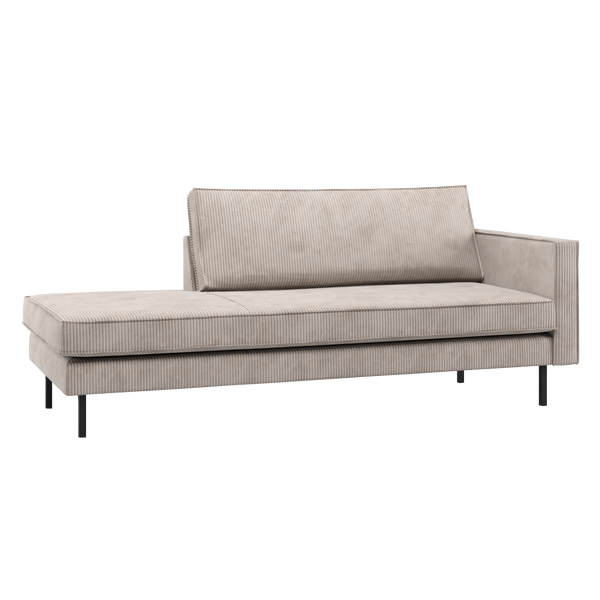 Image of RODEO DAYBED RIGHT RIB FABRIC ECRU