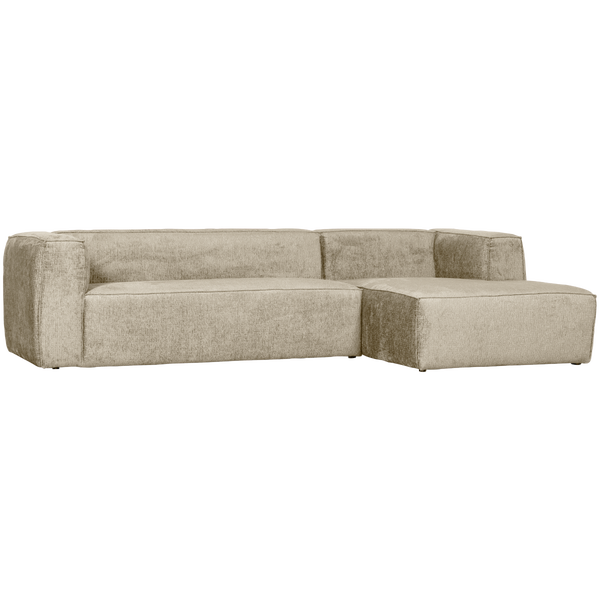 Bild von BEAN ECKBANK RECHTS STRUCTURE VELVET BUTTERMILK