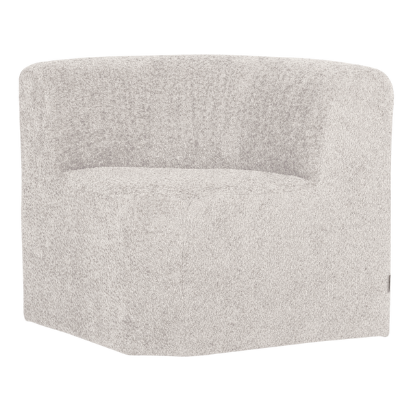 Image of MOJO BASE DINING BENCH CORNER BACK WOOLLY ECRU [fsc]