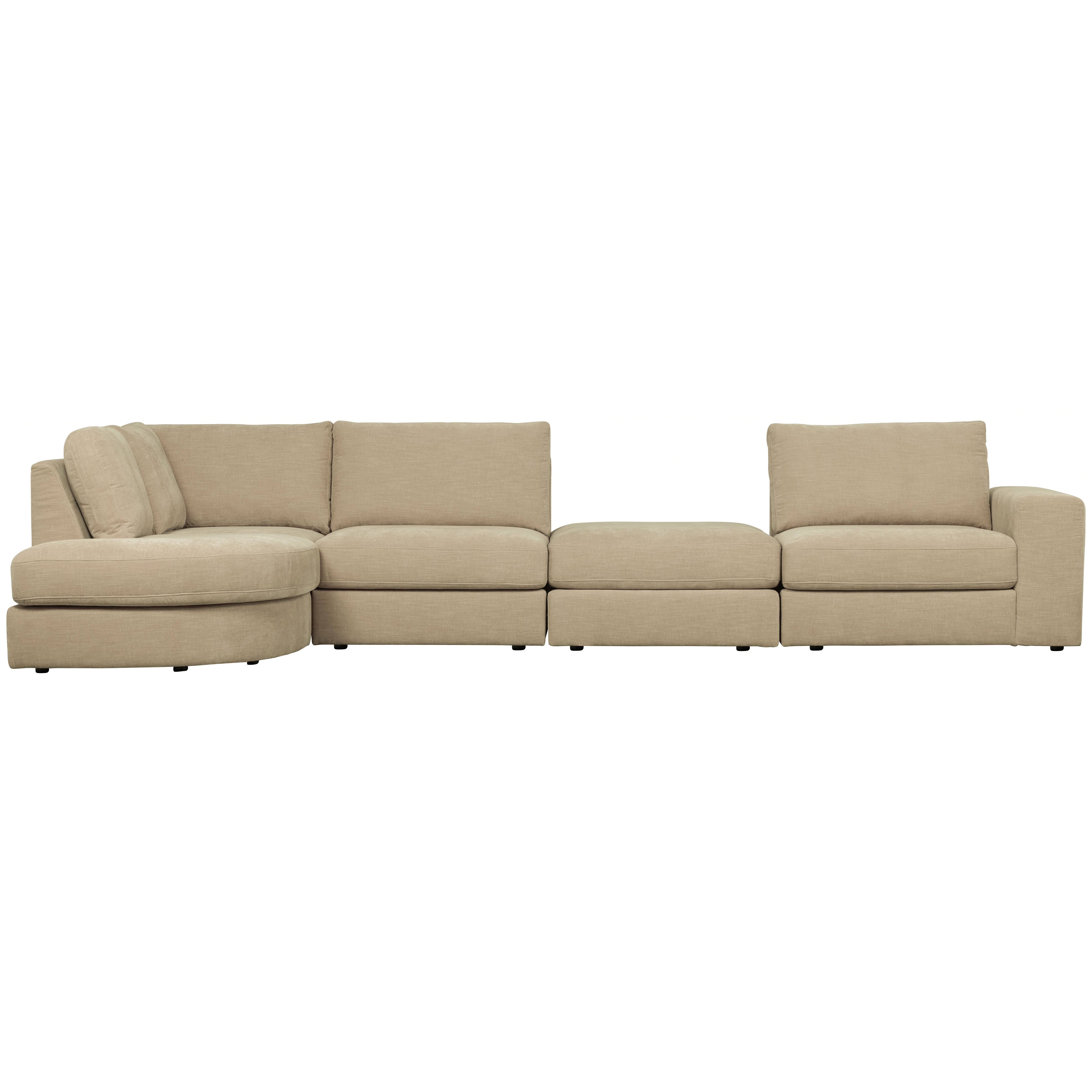 1-Sitzer-Element runde Ecke links