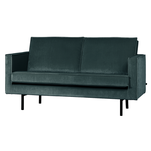 Image of RODEO 2-SEATER SOFA VELVET GREEN/BLUE [fsc]