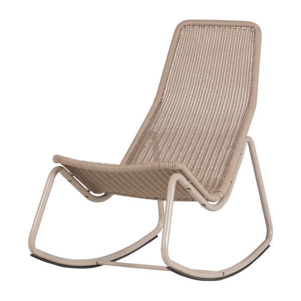 Image de TOM FAUTEUIL A BASCULE DE JARDIN SABLE
