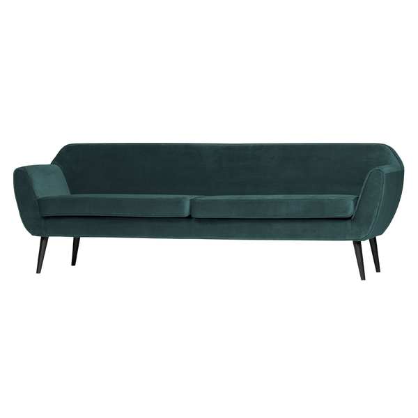 Afbeelding van ROCCO XL BANK 230 CM VELVET GROENBLAUW