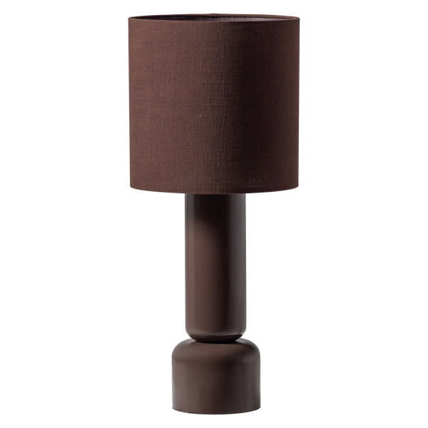 Image of ZIVIAN TABLE LAMP WOOD HIGH GLOSS DARK BROWN [fsc]
