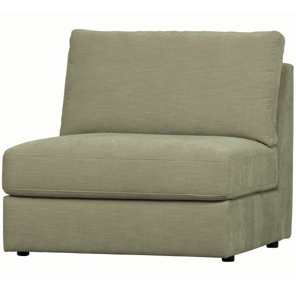 Image of FAMILY 1-SEATER ELEMENT WITHOUT ARM GREEN