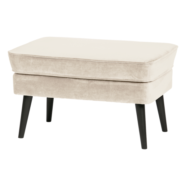 Image de ROCCO HOCKER VELOURS OFF WHITE [fsc]