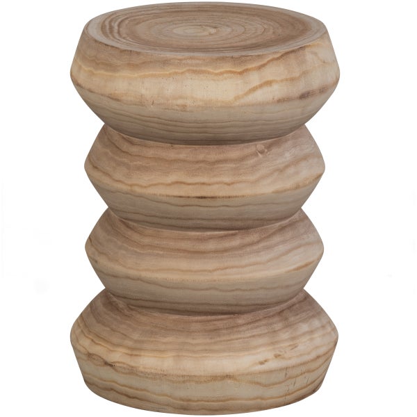 Image of BABS STOOL WOOD NATUREL 41xØ31CM