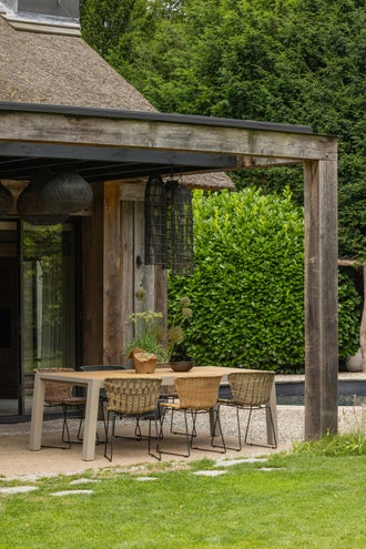 Image of SET V 2 - WINGS GARDEN CHAIR ROPE NATURAL