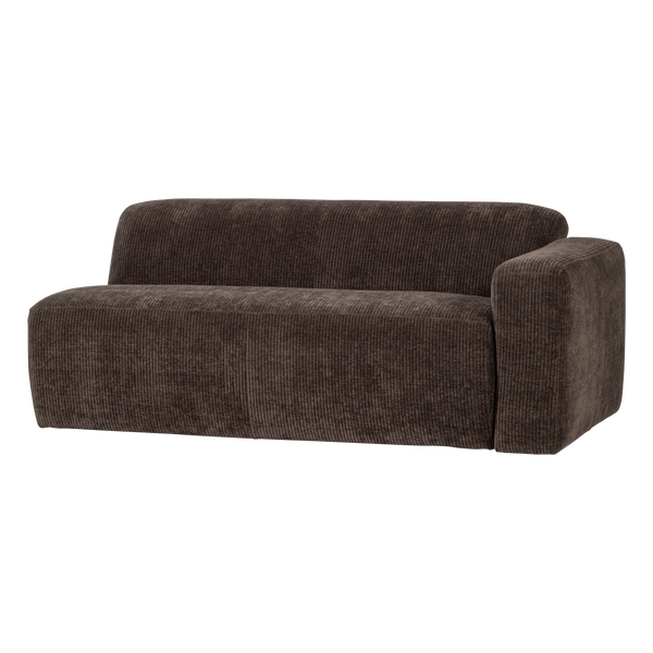 Image de MOJO BASE ÉLÉMENT 2 PLACE BRAS DROITE TISSU RIB BRUN [fsc]