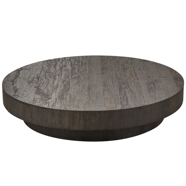 Image of SHIELD TOO COFFEE TABLE MDF DARK BROWN 20xØ100CM