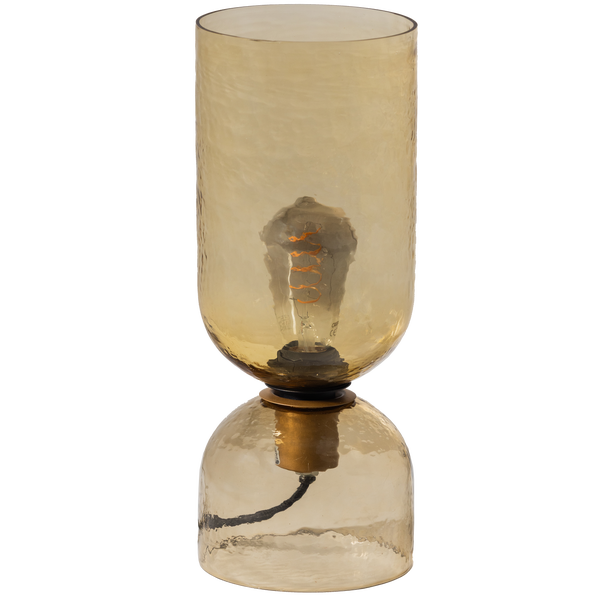 Image of GIGI TABLE LAMP GLASS 38xØ15CM NATURAL