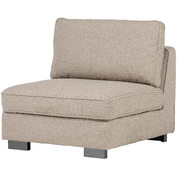 Image of LAZY 1-SEATER ELEMENT BOUCLÉ NATURAL