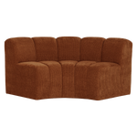 Eetbank halfronde hoek rond rugleuning