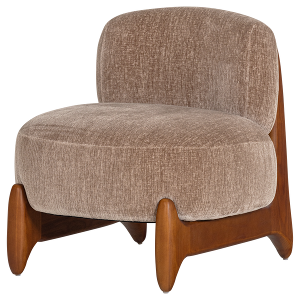 Image de RUNI FAUTEUIL BOIS/VELVET SABLE [fsc]