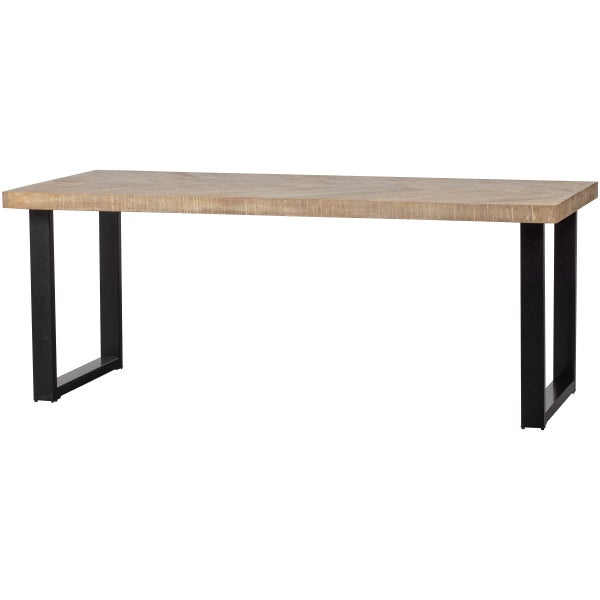 Image of TABLO TABLE MANGO HERRINGBONE 180X90 U-LEG