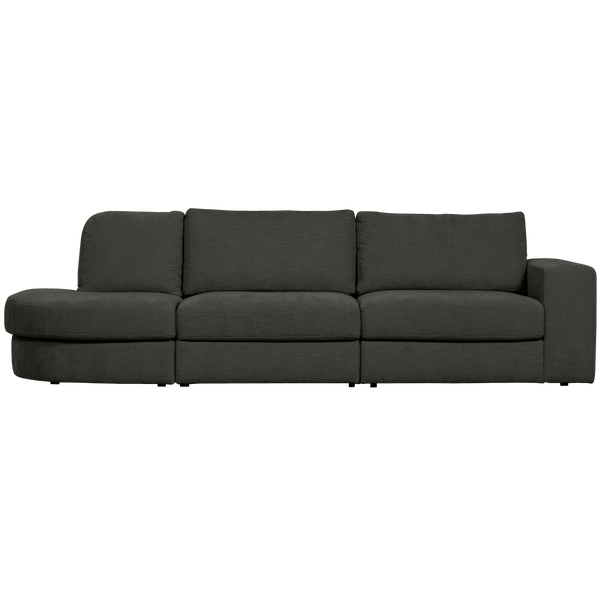 Image of FAMILY 2,5-SEATER SOFA ROUNDED LEFT ANTHRACITE