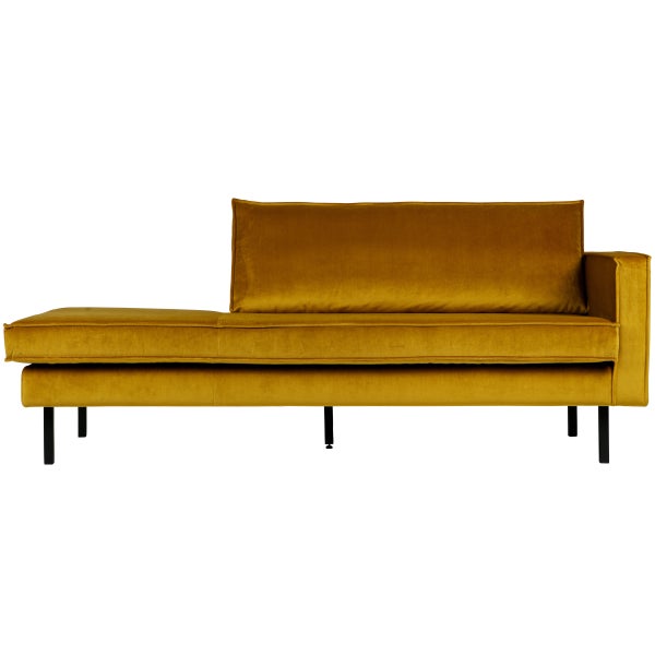 Afbeelding van RODEO DAYBED RECHTS VELVET OKER