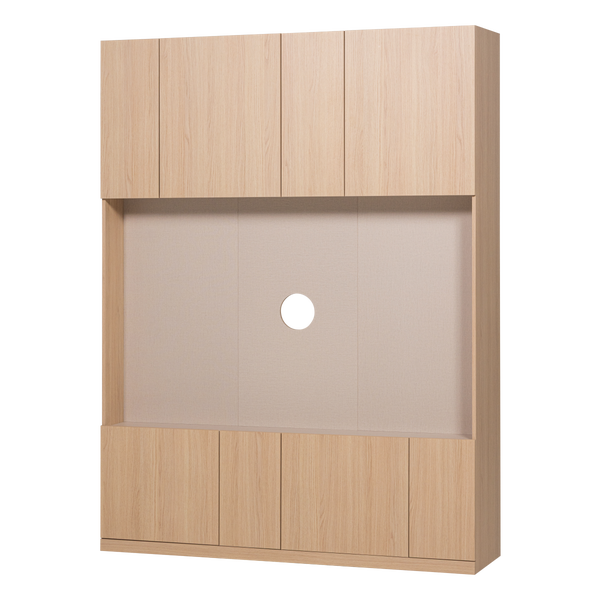 Image de BUILD TV ARMOIRE RANGEMENT 160 CM DECOR CHÊNE NATUREL[fsc]