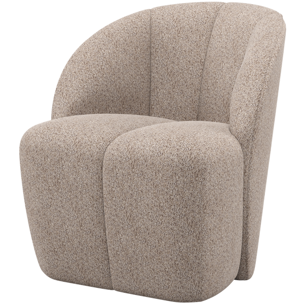 Image of MOJO SWIVEL ARMCHAIR WOOLLY DARK SAND