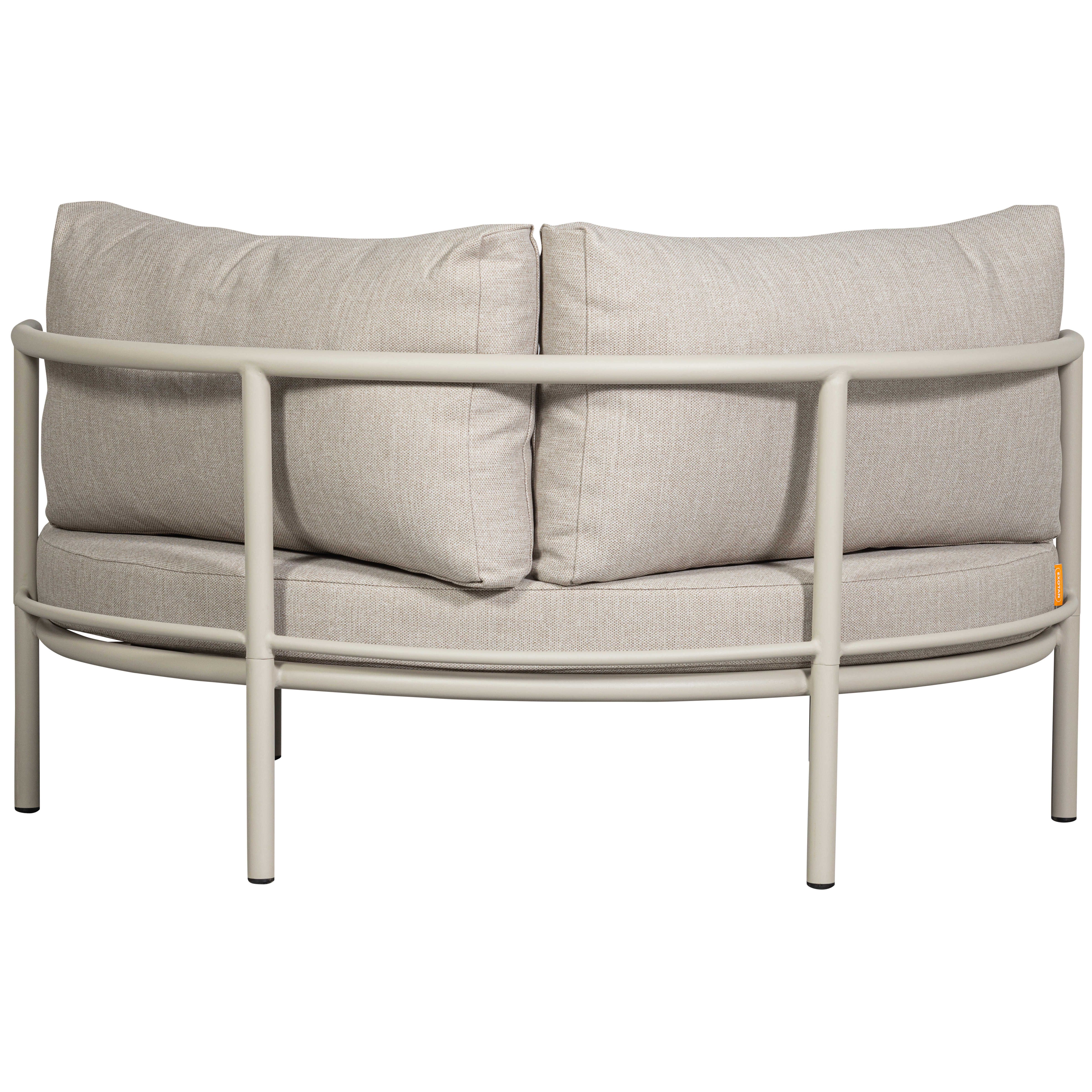 De Eekhoorn | MULBERRY ROUND LOUNGE BED GARDEN ALUMINIUM SAND