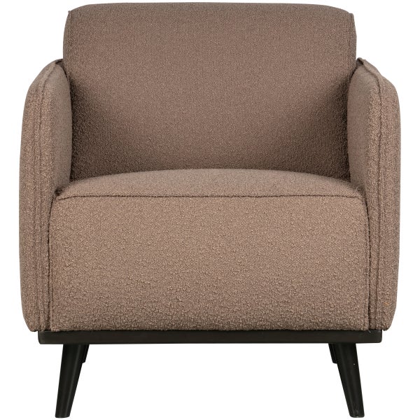 Afbeelding van STATEMENT FAUTEUIL MET ARM BOUCLÉ NOUGAT