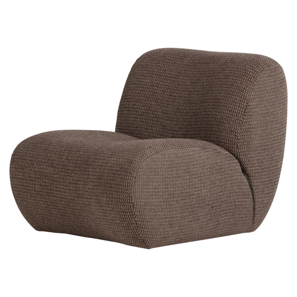 Image of NOMU ARMCHAIR COARSE CHENILLE BROWN [fsc]