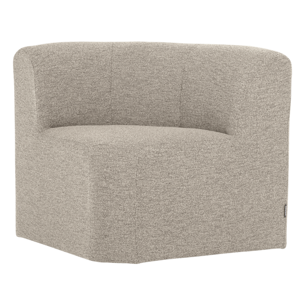Image of MOJO BASE DINING BENCH CORNER WITH BACK BOUCLÉ BEIGE [fsc]