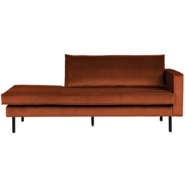 Afbeelding van RODEO DAYBED RECHTS VELVET ROEST