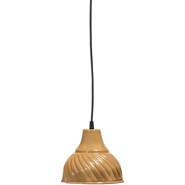 Image of ARLESO HANGING LAMP METAL HONEY YELLOW
