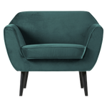 ROCCO FAUTEUIL VELVET GROENBLAUW