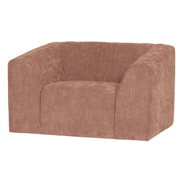 Afbeelding van OMAIRE FAUTEUIL CHENILLE LICHTROZE [fsc]