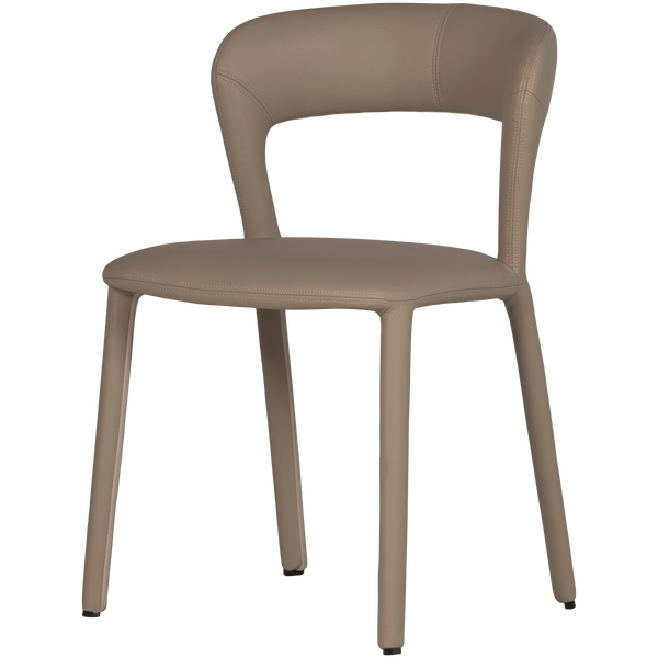 Image of NOBLE DINING CHAIR LEATHERLOOK SAND