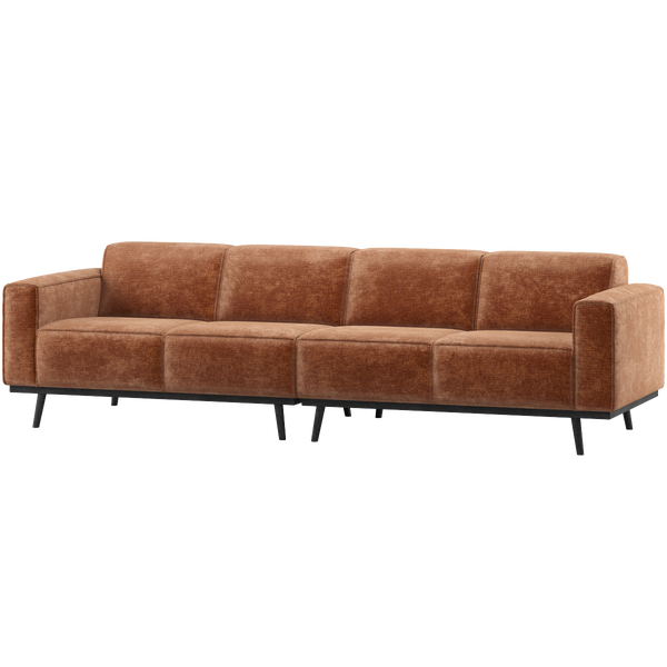 Image of STATEMENT 4-SEATER SOFA 280 CM CHENILLE VELVET TERRA
