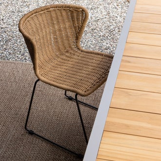Image of SET V 2 - WINGS GARDEN CHAIR ROPE NATURAL