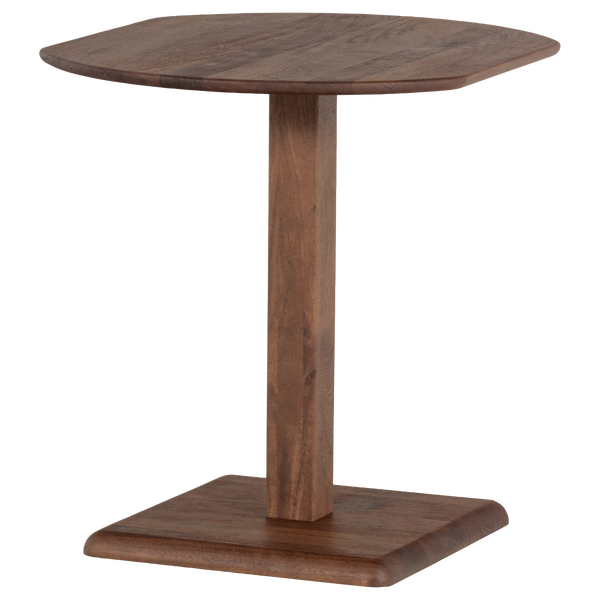 Image of FENO BISTRO TABLE BETWEEN MANGO WOOD BROWN