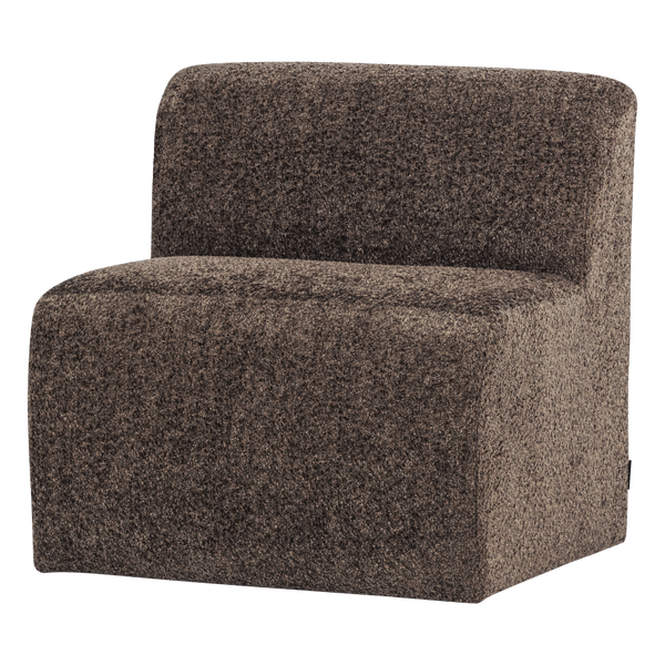 Image of MOJO BASE DINING BENCH 84 CM WITH BACK WOOLLY BROWN [fsc]