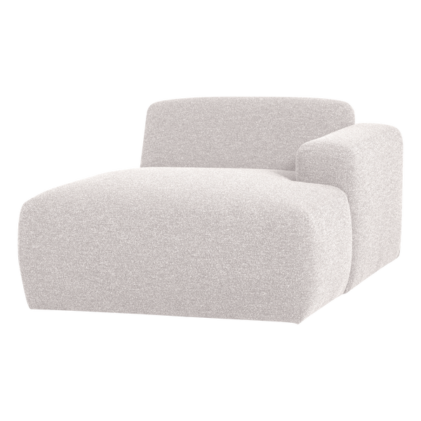 Image de MOJO BASE CHAISE LONGUE ÉLÉMENT DROITE BOUCLÉ ECRU [fsc]