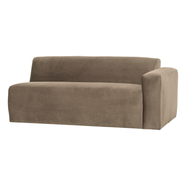 Image de MOJO BASE ÉLÉMENT 2 PLACE BRAS DROITE VELOURS KHAKI [fsc]