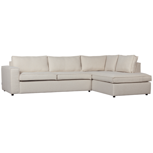Image of THOMAS CORNER SOFA RIGHT WOVEN FABRIC NATUREL