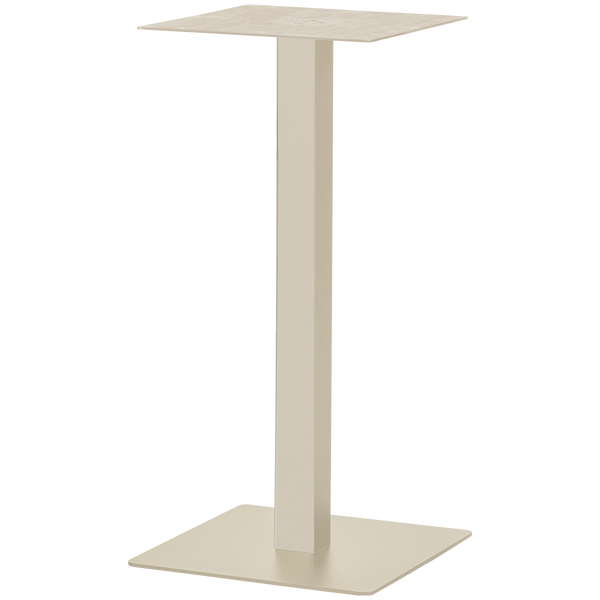 Image of BISTRO SQUARE BAR TABLE TUBE LEG METAL LEG DG 105x50x50CM