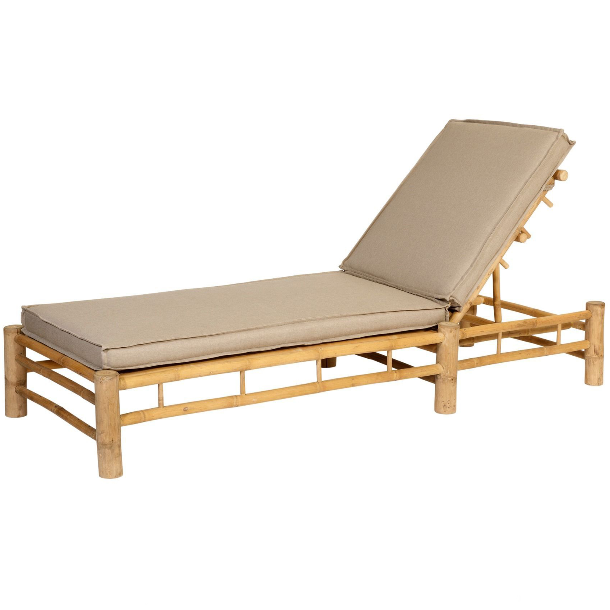 Opvouwbare tuinstoelen set van 2 met bamboe kussens Opvouwbare tuinstoelen set van 2 met bamboe kussens