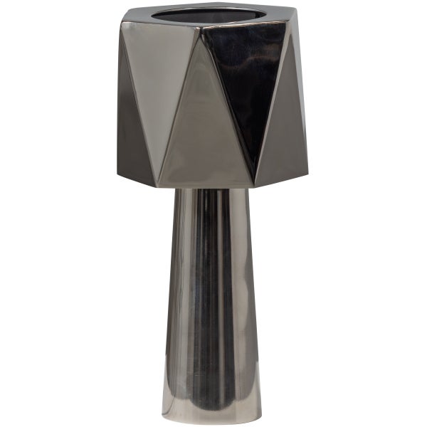 Image of REA TABLE LAMP METAL CHROME