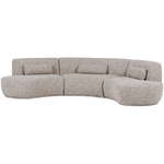 Half ronde bank 6-zits