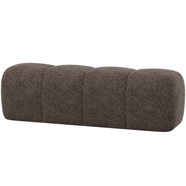 Image of MOJO DINING BENCH 164 CM WOOLLY BROWN