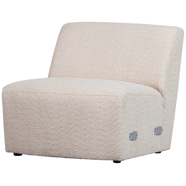Image of COCO 1-SEATER ELEMENT BOUCLÉ CREAM
