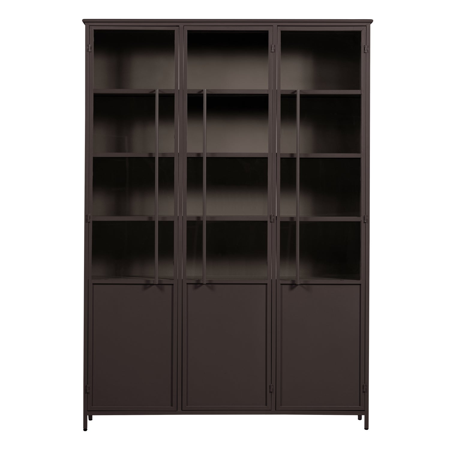 375042-D_01_VS_WP_Exhibit_XL_3_deurs_vitrinekast_metaal_donkerbruin_F1.png?auto=webp&format=png&width=1500&height=1500