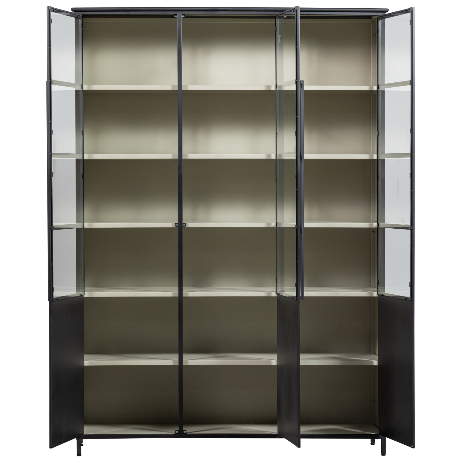 375042-Z-03_VS_WE_Exhibit_XL_3-deurs_vitrinekast_metaal_zwart.png?auto=webp&format=png&width=1500&height=1500