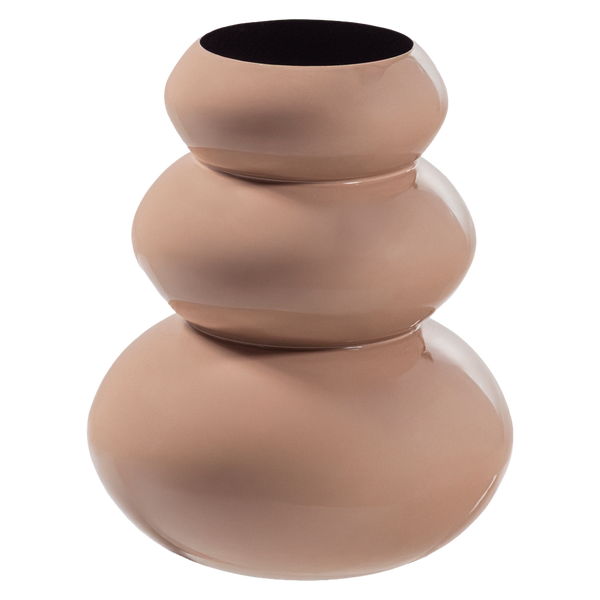 Image of TERA VASE METAL HIGH GLOSS LIGHT PINK