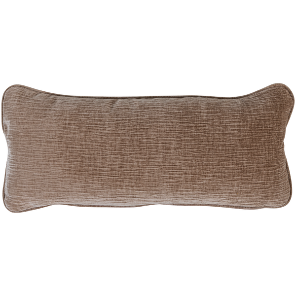 Image of BEAN CUSHION CHENILLE VELVET TAUPE