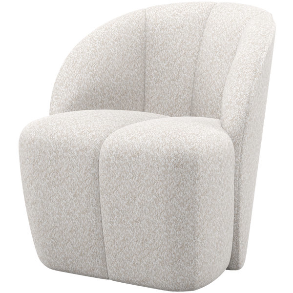 Image of MOJO SWIVEL ARMCHAIR WOOLLY ECRU